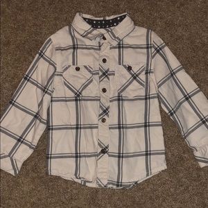 Barely worn toddler boys flannel shirt